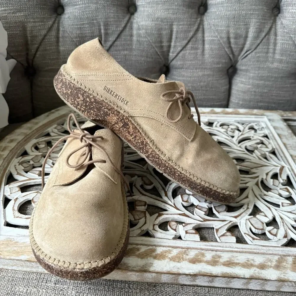 Birkenstock Suede Leather Oxford Shoes Men’s 12